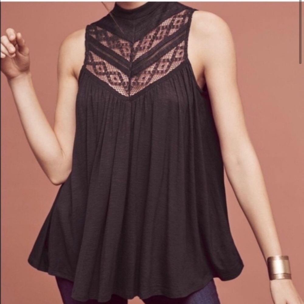 Anthropologie Brenta Lace Tank